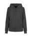 Veste À Capuche Basic Femme Charbon Build Your Brand-1