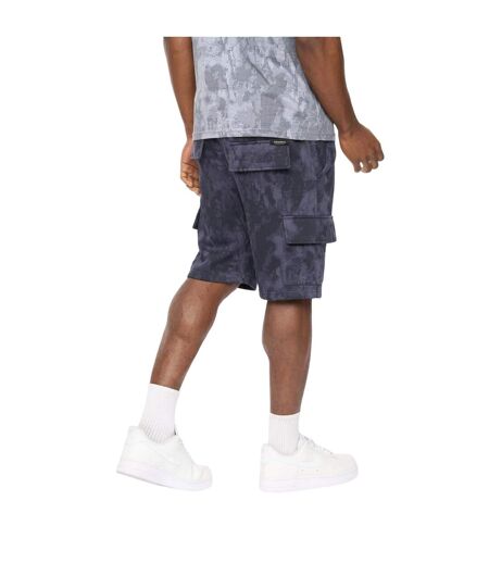 Short À Poches Motif/style Camouflage Bardon Homme Bleu Marine Camouflage Crosshatch