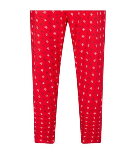 Bas De Pyjama Motif/style Logo Partout Homme Rouge Original Penguin