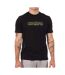 T-shirt noir/jaune homme umbro outl net-1