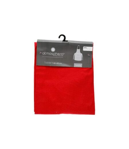 Tablier de Cuisine Coton 80cm Rouge