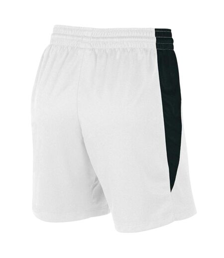 Short De Basket Team Femme Blanc Noir Nike