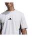 Mens Essentials Logo Single Jersey T-shirt Grey Black Adidas-4