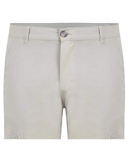 Pantalon À Poches Homme Beige Fabric