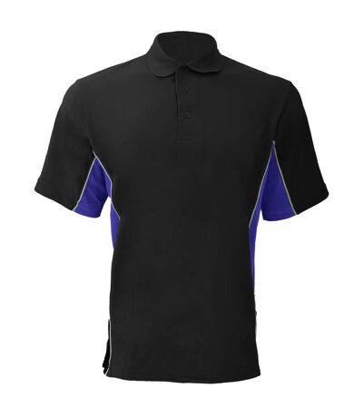 Polo à manches courtes homme noir/bleu roi/blanc GAMEGEAR