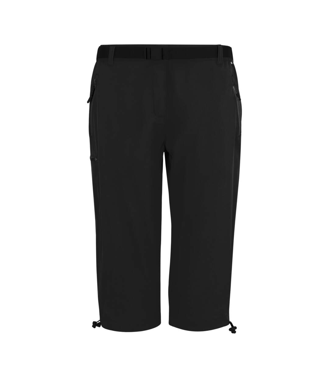 Pantacourt Extensible À Taille Semi-élastiquée Xert Femme Noir Regatta-2