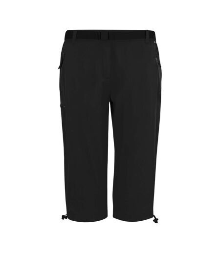 Pantacourt Extensible À Taille Semi-élastiquée Xert Femme Noir Regatta