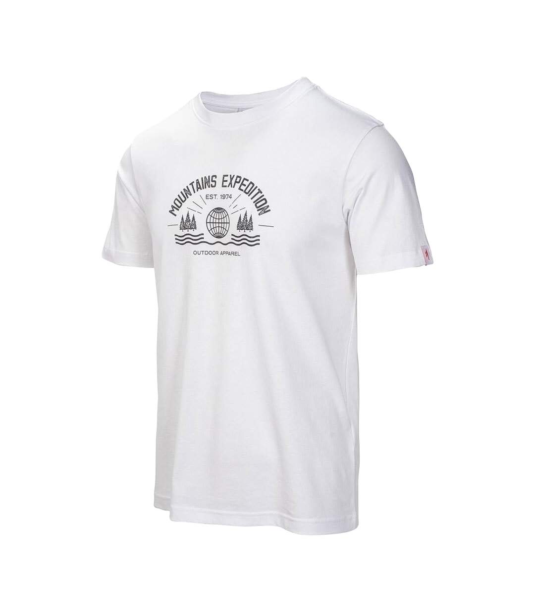 T-shirt Manches Courtes Miros Homme Blanc Hi-Tec-3