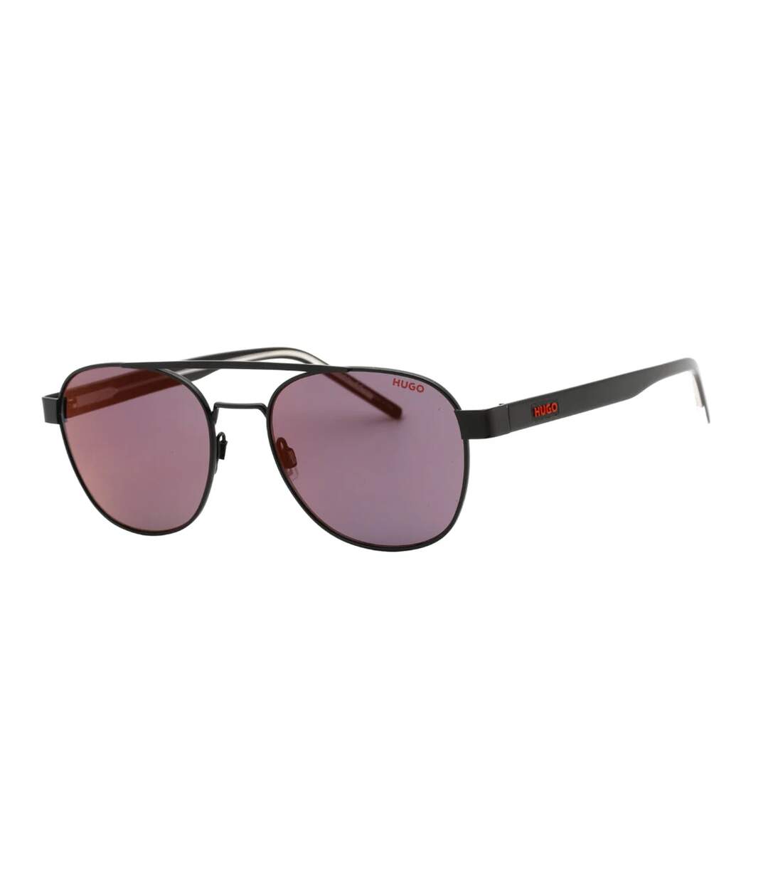 Lunettes De Soleil Hg 1196/s Ao Homme Taille Unique Noir Mat Rouge Hugo Boss-2