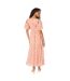 Robe mi-longue femme rose Dorothy Perkins-2