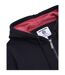 Mens Hooded Sweat Jacket Black Lambretta-3