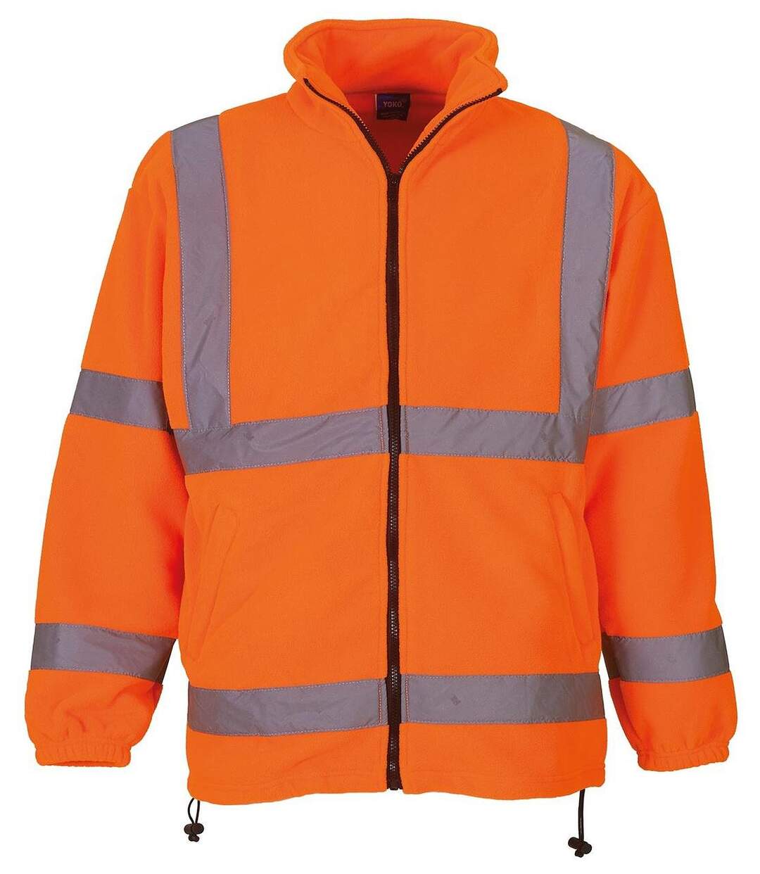 Gilet veste polaire de sécurité haute visibilité ORANGE fluo - HVK08