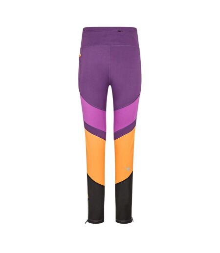 Womens/ladies Athletic Running Tights Multicoloured Diadora