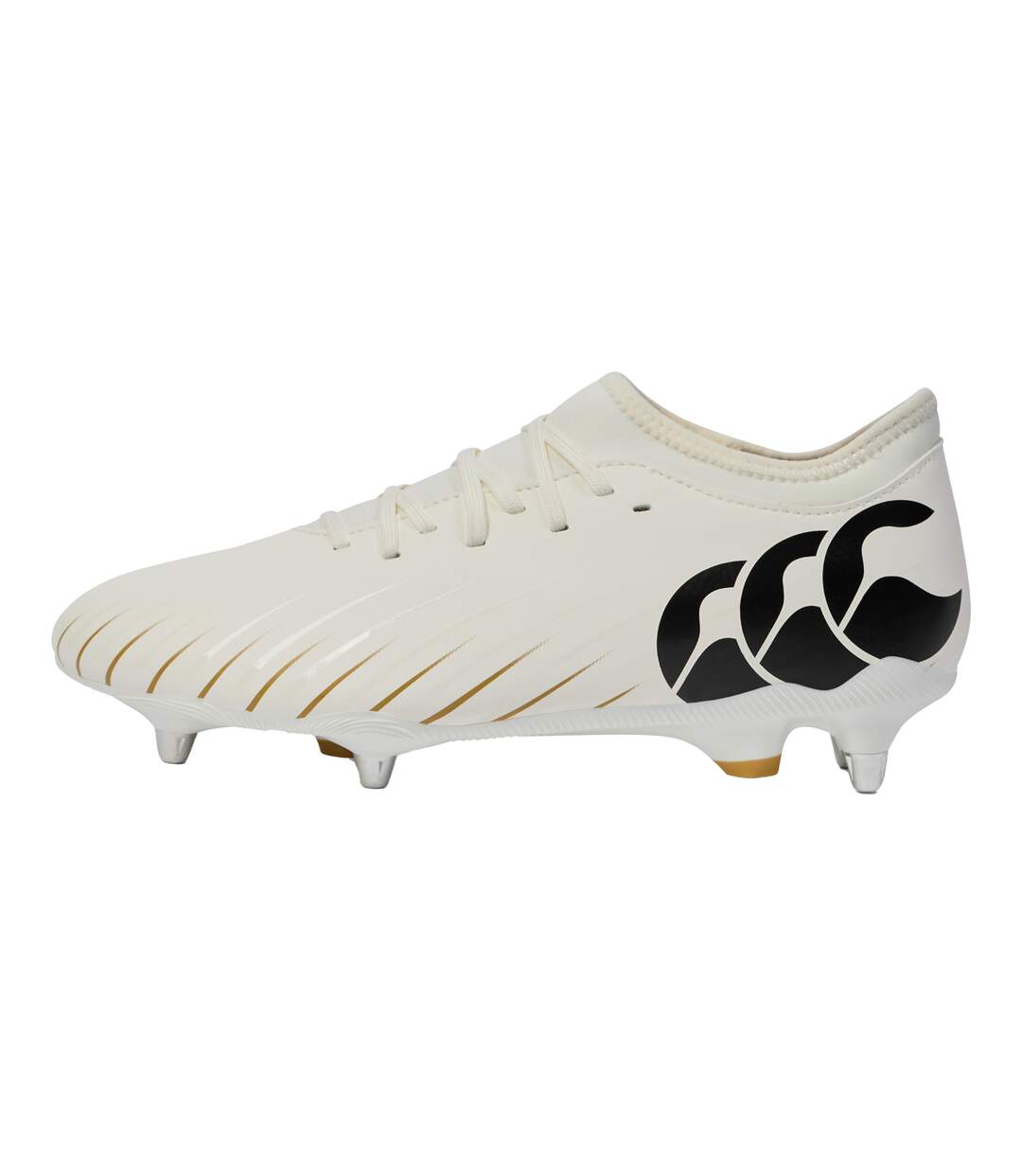 Unisex Adult Speed Falcon Team Soft Ground Rugby Boots White Canterbury-1