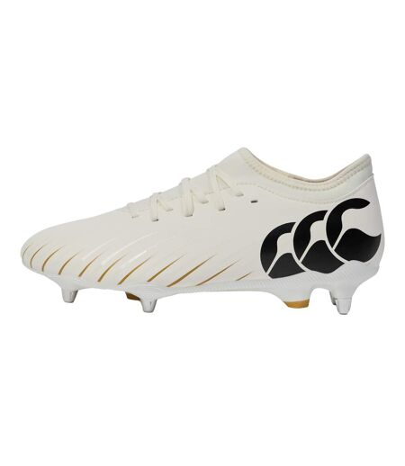 Unisex Adult Speed Falcon Team Soft Ground Rugby Boots White Canterbury