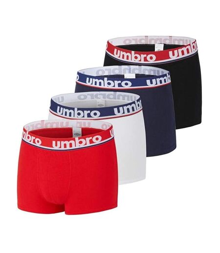 X4 boxers noir/rouge/bleu homme umbro class1 - l