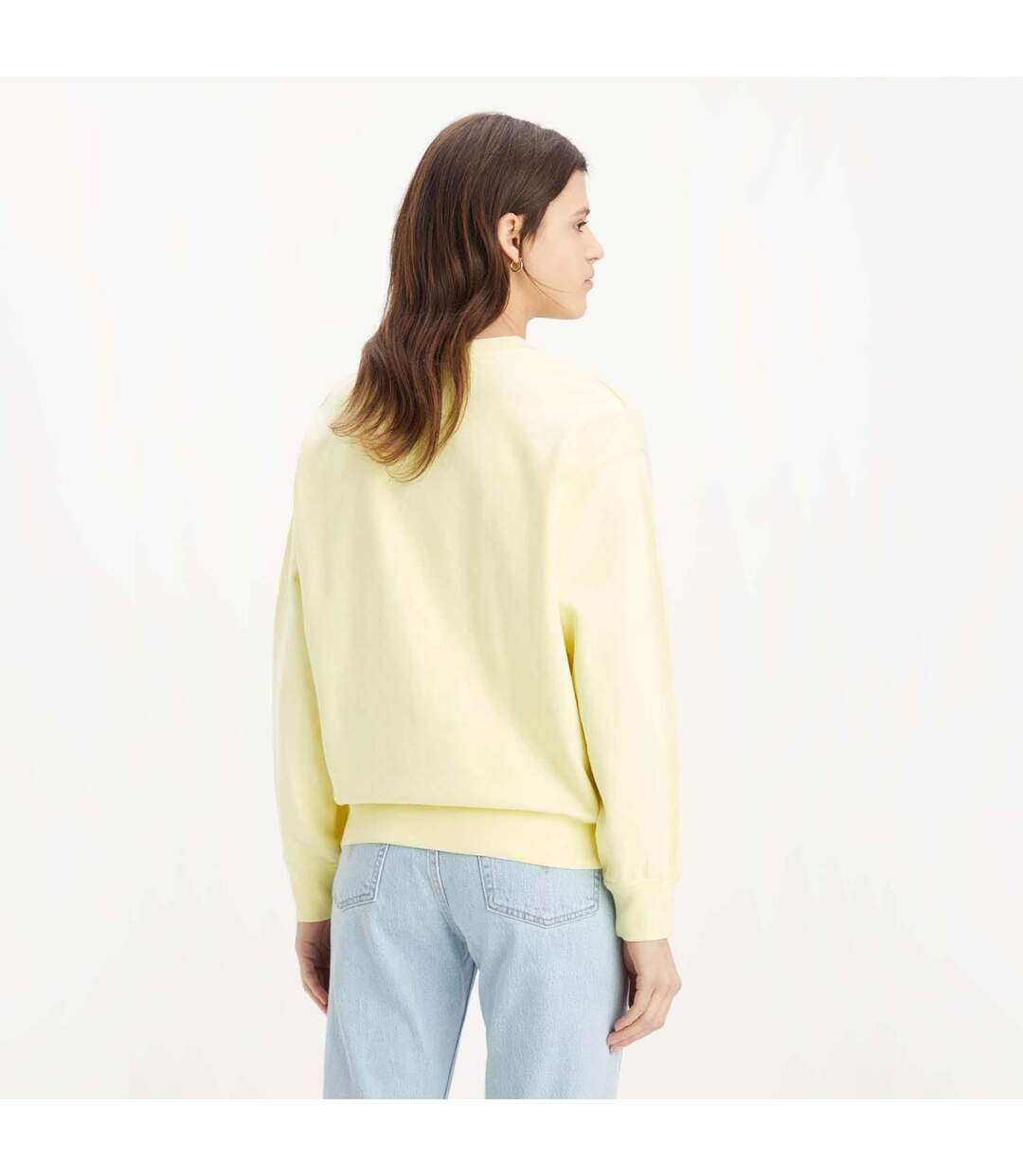Sweat Femme Jaune Levis-2