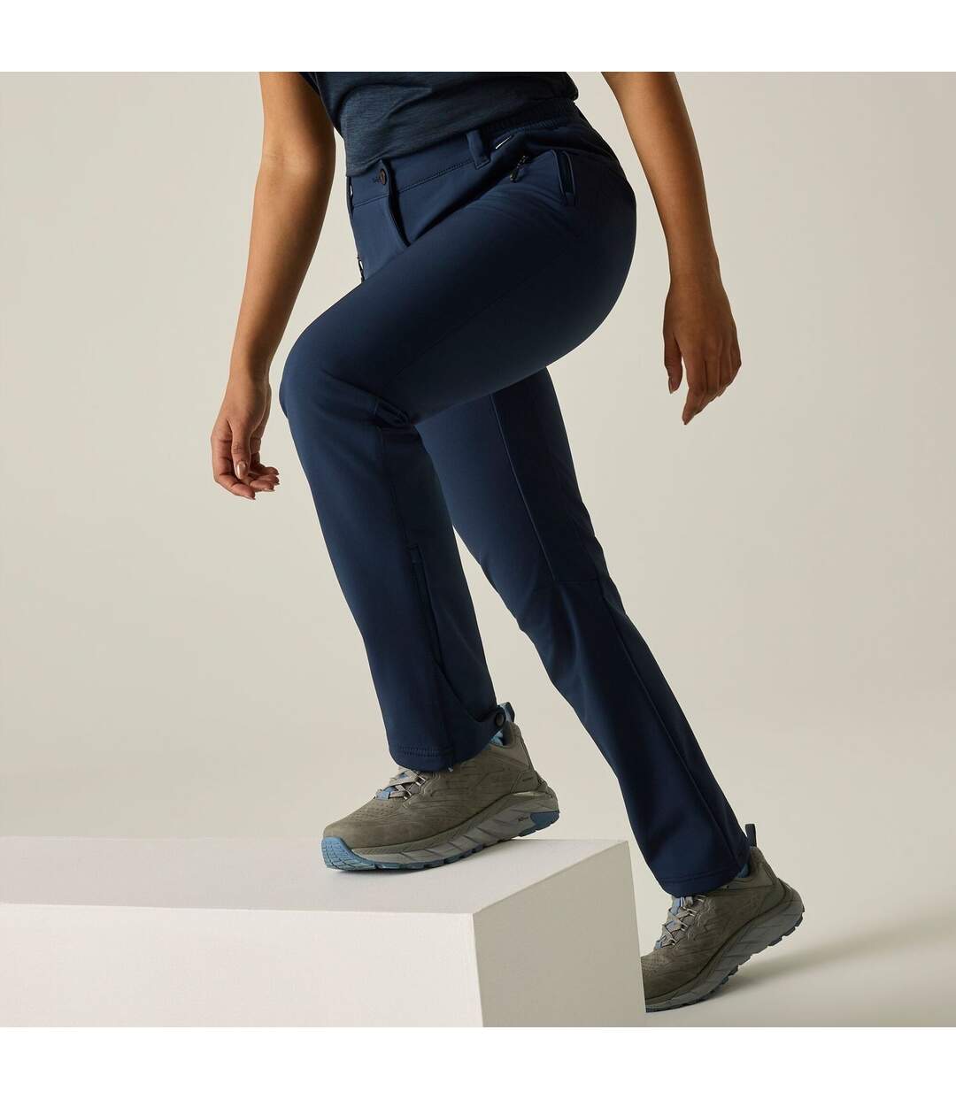 Pantalon Geo Femme Bleu Marine Regatta-1