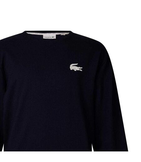 Sweat Motif/style Logo Homme Bleu Marine Lacoste