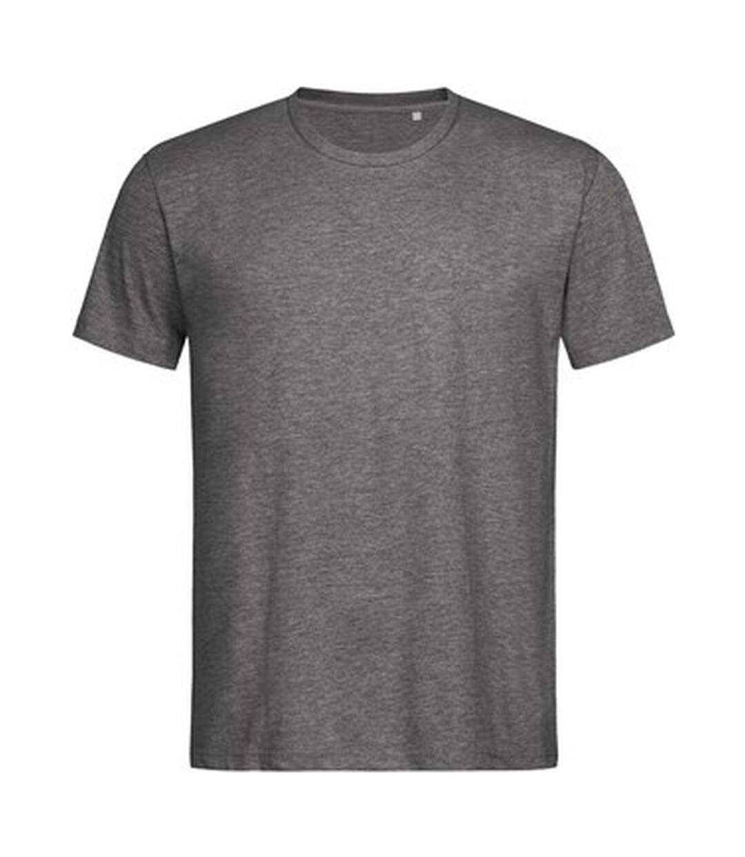 T-shirt lux homme gris foncé chiné Stedman-1