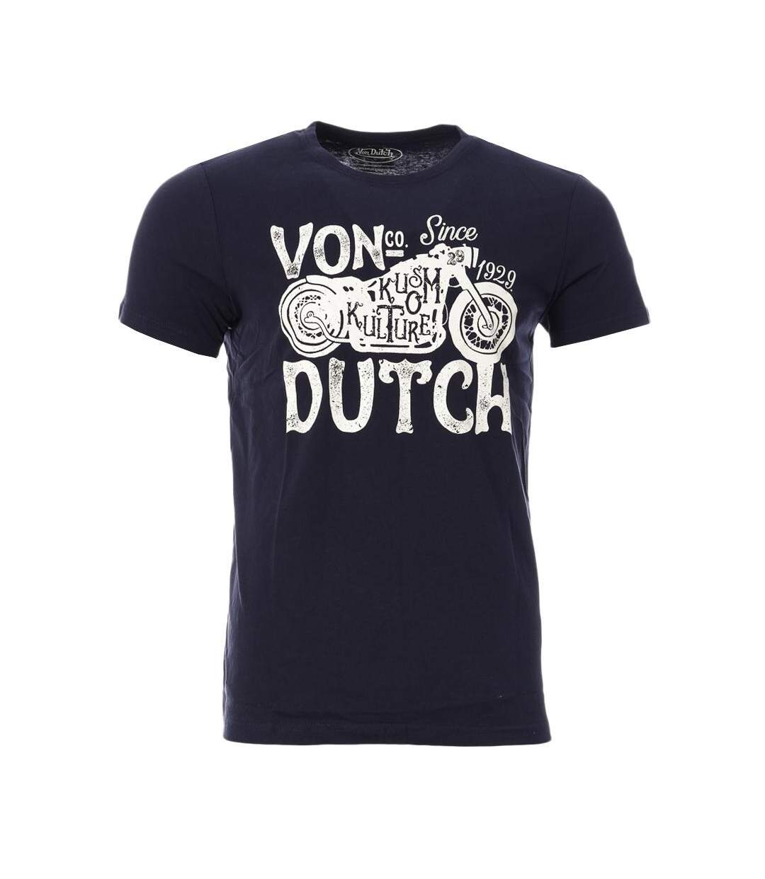 T-shirt Marine Homme Von Dutch TRLOG3 - M