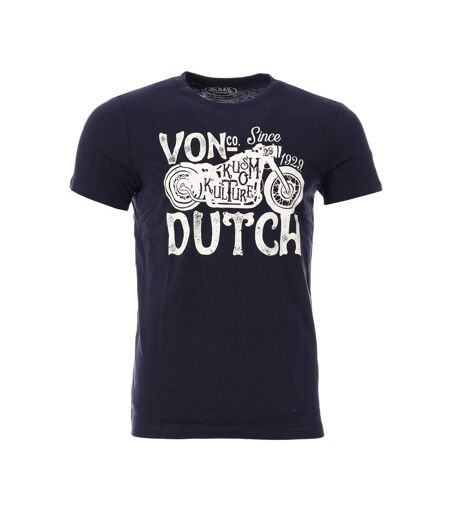 T-shirt Marine Homme Von Dutch TRLOG3 - L