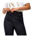 Womens/ladies Kiri Cotton Straight Leg Slim Jeans Mid Blue Biba-2