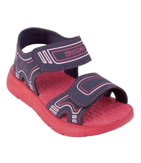 Sandales Kaleo Enfant Bleu Marine Foncé Rose Kappa