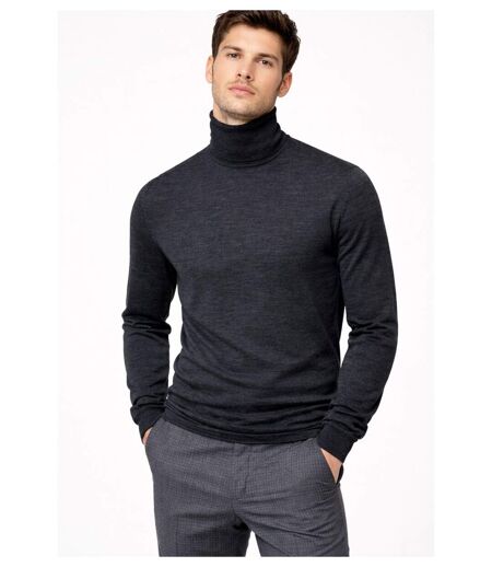 Pull col roulé