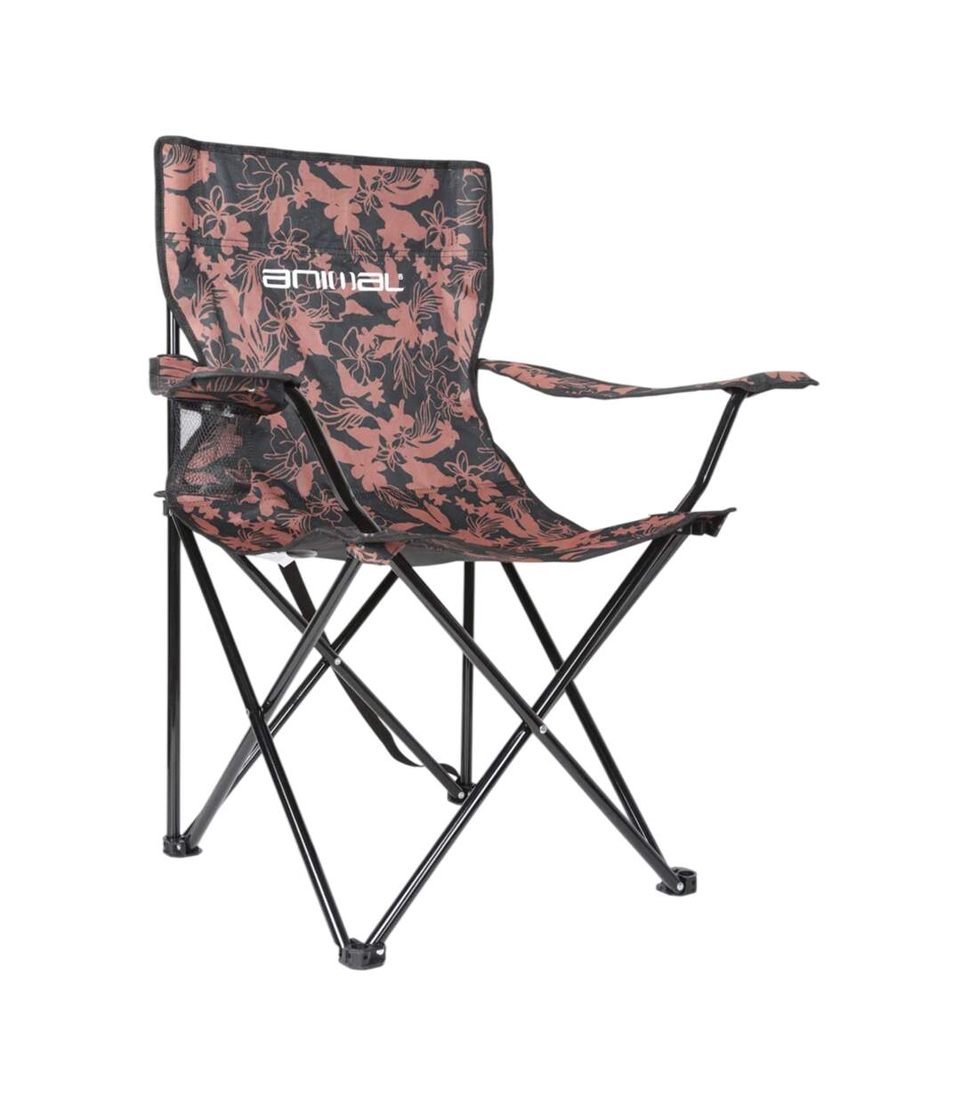 Floral Folding Chair One Size Brown Animal-1