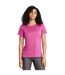 T-shirt Manches Courtes Motif/style À Nœud Femme Rose Blanc Under Armour-4