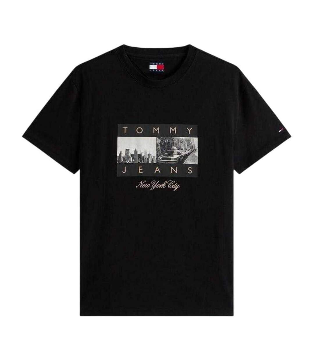 Unisex Adult Cotton Regular T-shirt Black Tommy Jeans-3