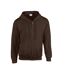 Veste À Capuche Adulte Chocolat Foncé Gildan-1
