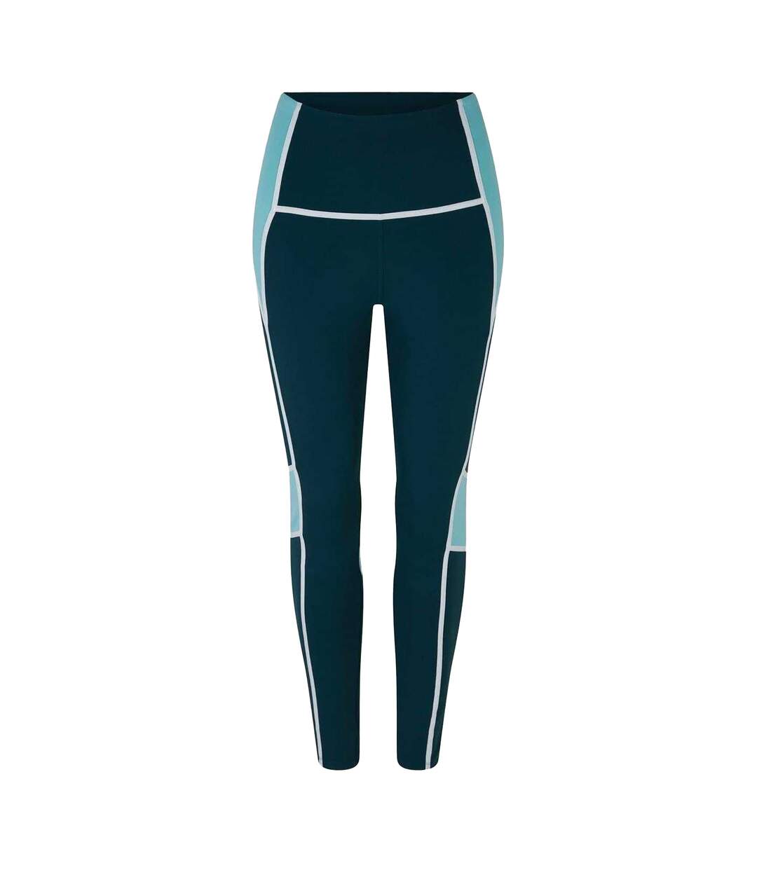Legging Course À Pied Lux Femme Vert Sombre Reebok-1