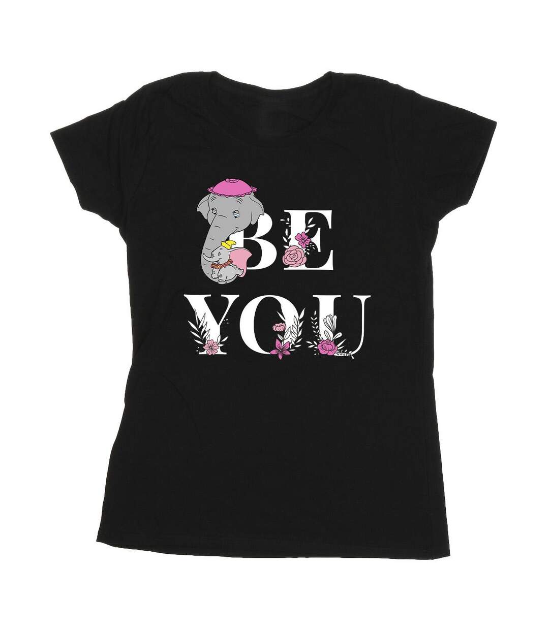 Disney - T-shirt DUMBO BE YOU - Femme (Noir) - UTBI16415-1