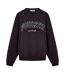 Sweat Motif/style Logo Arqué Leon Femme Marron 4th & Reckless-2