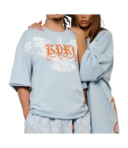 T-Shirt bleu/orange mixte kaporal vorb