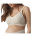 Soutien Gorge d'allaitement Écru/Marron Femme Mamalicious Shelby - L/XL