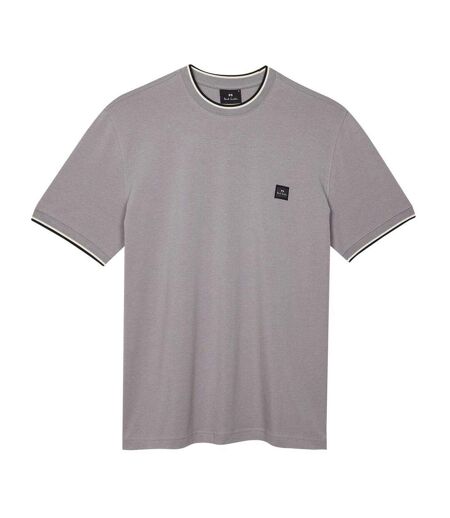 Mens Patch Logo T-shirt Grey Paul Smith