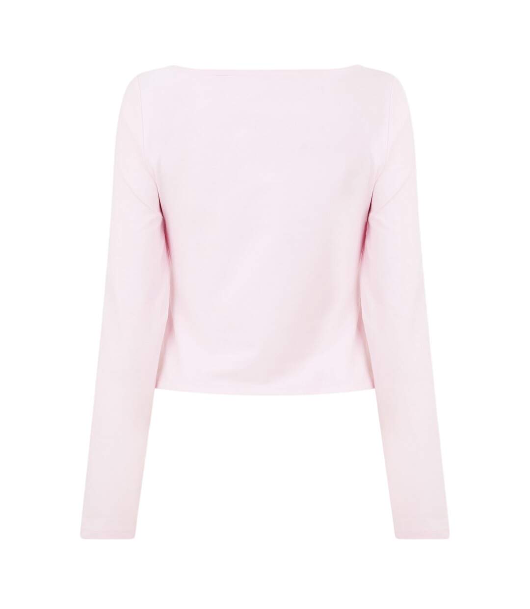 T-shirt Manches Longues Motif/style Strass Femme Rose Pastel Hugo-3