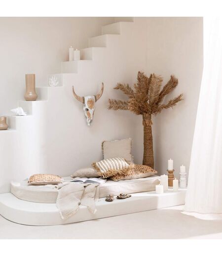 Plante Artificielle Palmier Zostere 170cm Naturel