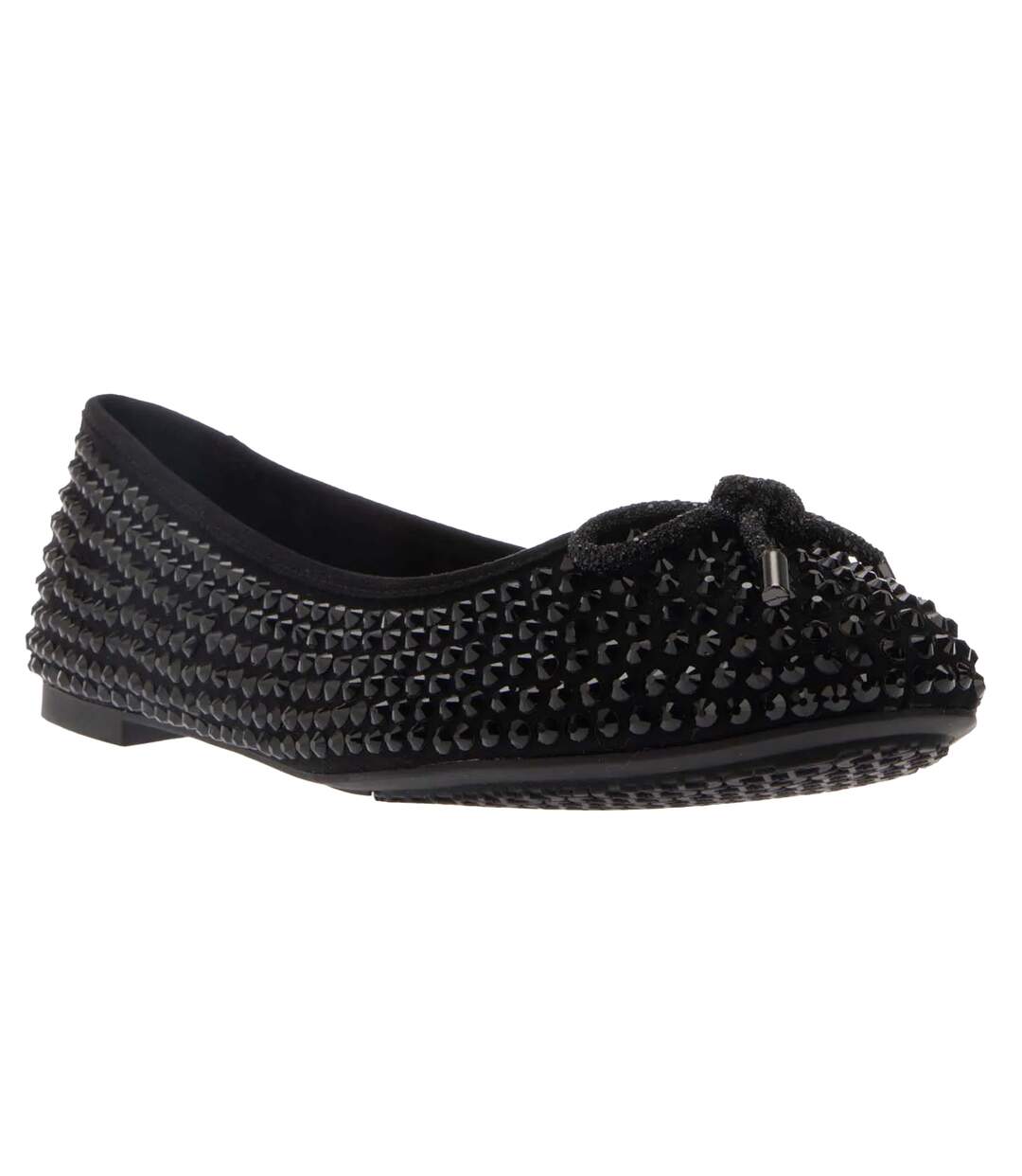Ballerines hale femme noir Dune London-1