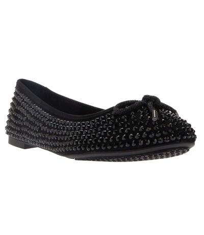 Ballerines hale femme noir Dune London