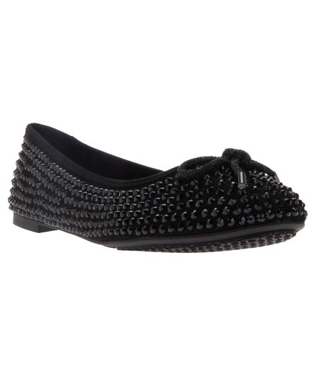 Ballerines hale femme noir Dune London