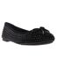 Ballerines hale femme noir Dune London-1