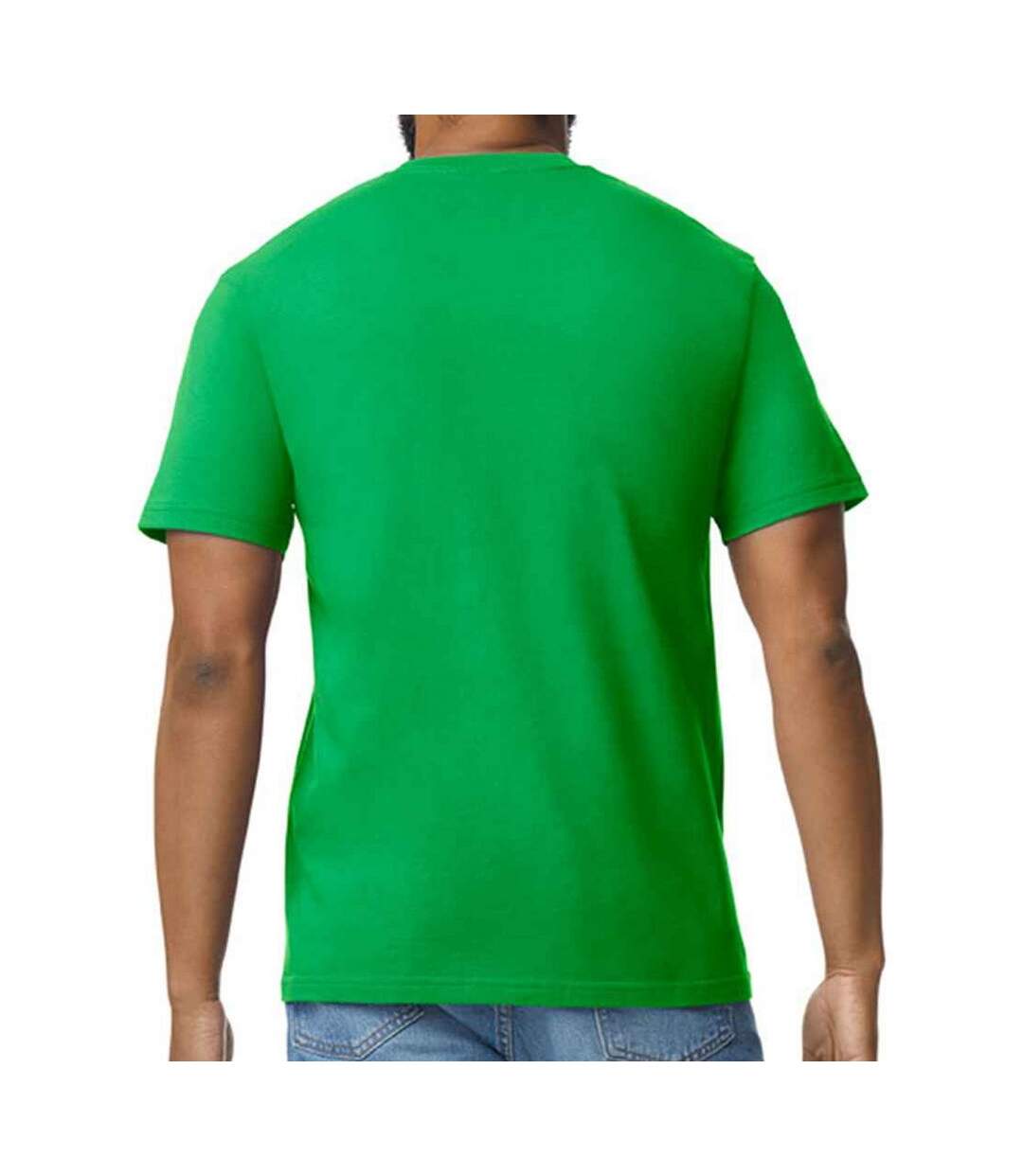 T-shirt softstyle adulte vert vif Gildan-2
