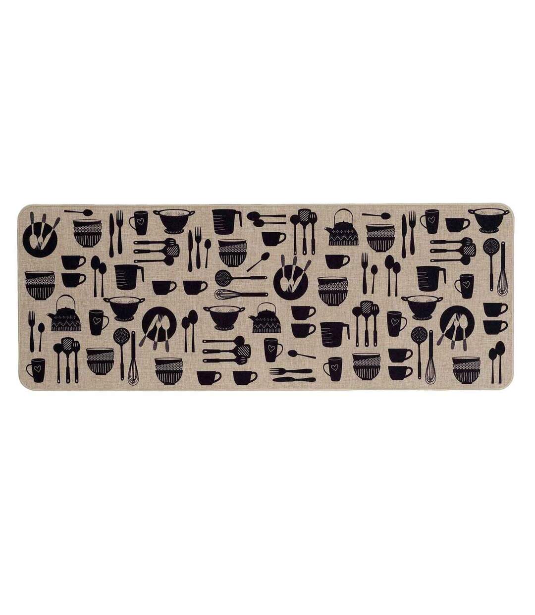 Tapis Multi-Usage Tissé Kitchen 45x120cm Naturel-1