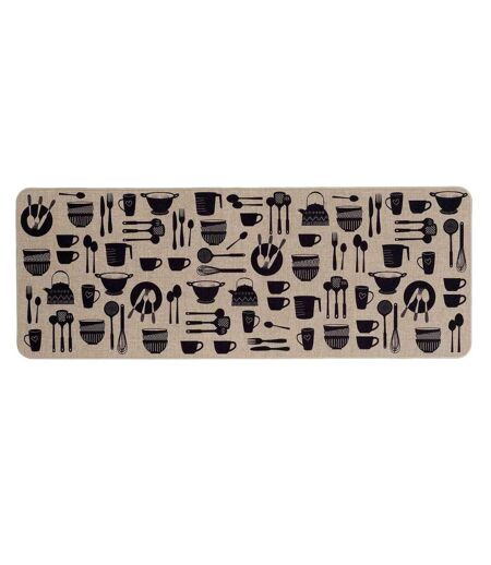 Tapis Multi-Usage Tissé Kitchen 45x120cm Naturel