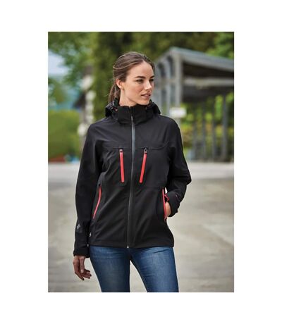 Veste Softshell Homme Noir Rouge Vif Stormtech