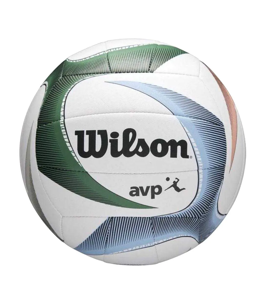 Ballon De Volley-ball Motif/style Logo Avp Pxl Taille 5 Blanc Wilson-1
